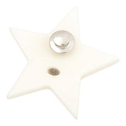 2004 Star Heart Motif CC Mark Brooch White/Pink/Green