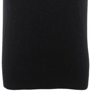 Cashmere Logo Embroidered Knit Vest #M Black