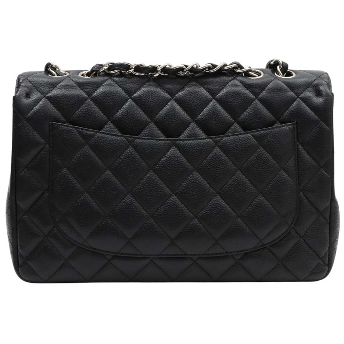 2009年頃製 クラシックフラップチェーンバッグ30cm ブラック