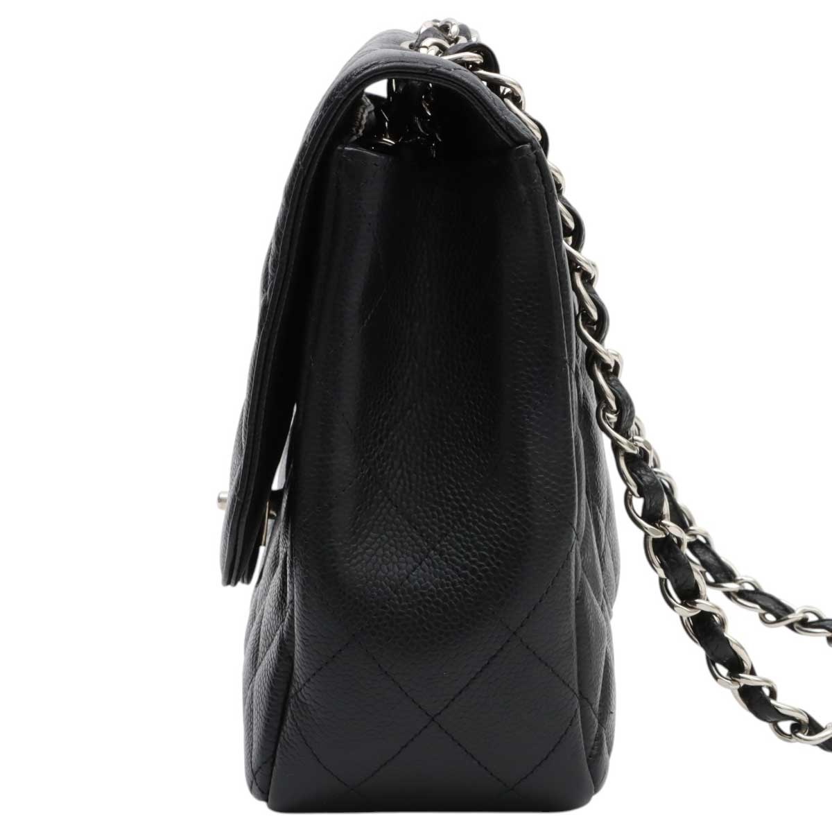 2009年頃製 クラシックフラップチェーンバッグ30cm ブラック