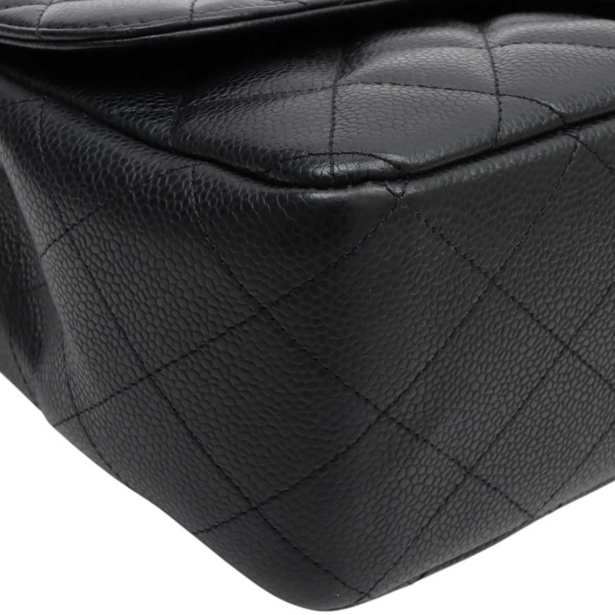 2009年頃製 クラシックフラップチェーンバッグ30cm ブラック