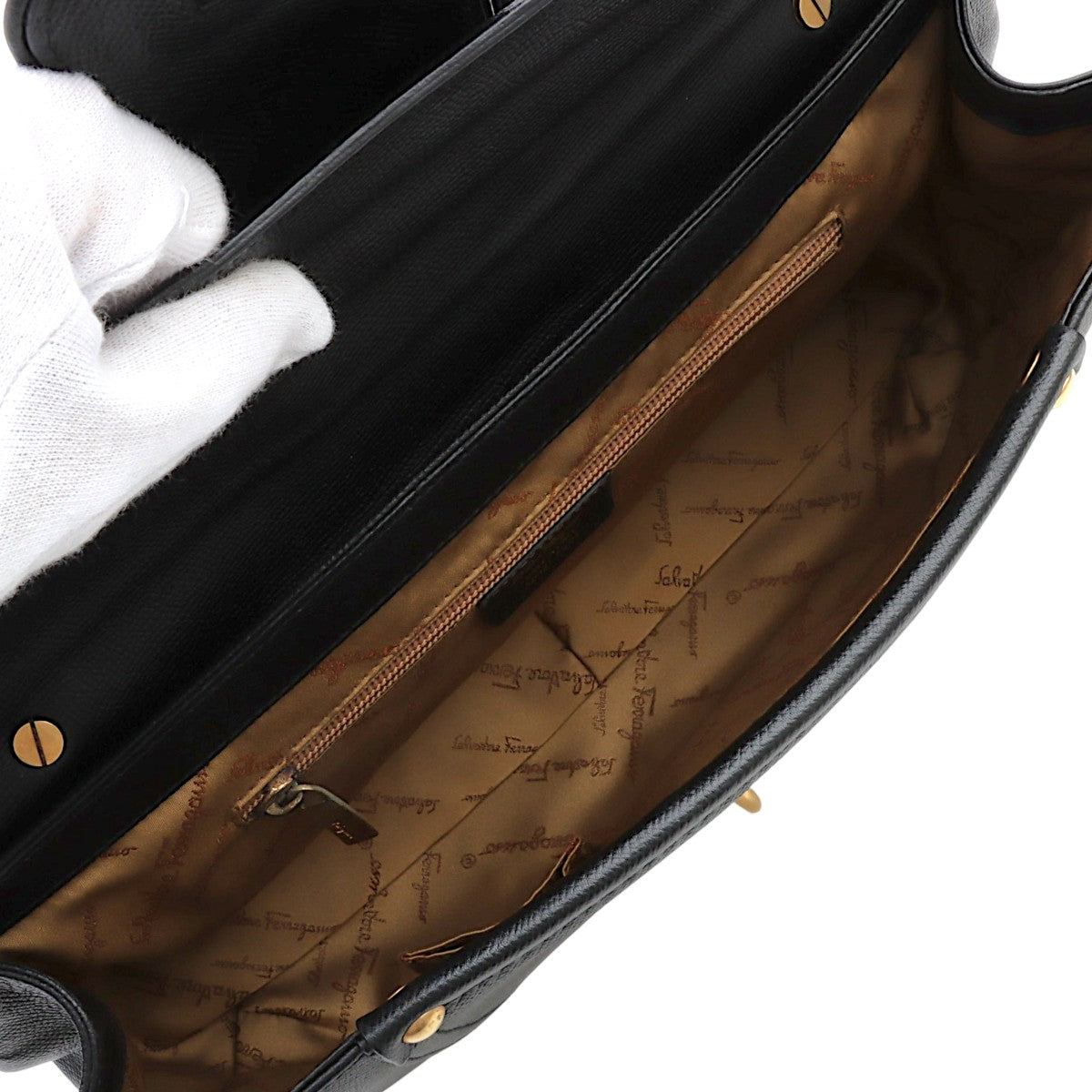 ターンロックワンショルダーバッグ ブラック
