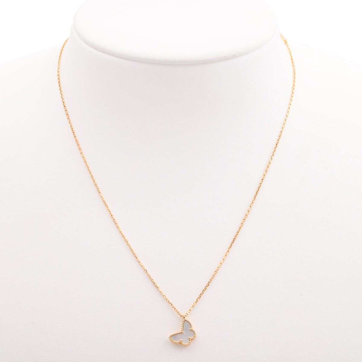 18K Sweet Alhambra Papillon Necklace Yellow Gold