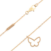 18K Sweet Alhambra Papillon Necklace Yellow Gold