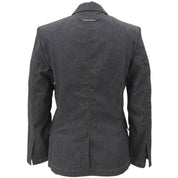 Logo Button Denim Jacket #38 Indigo