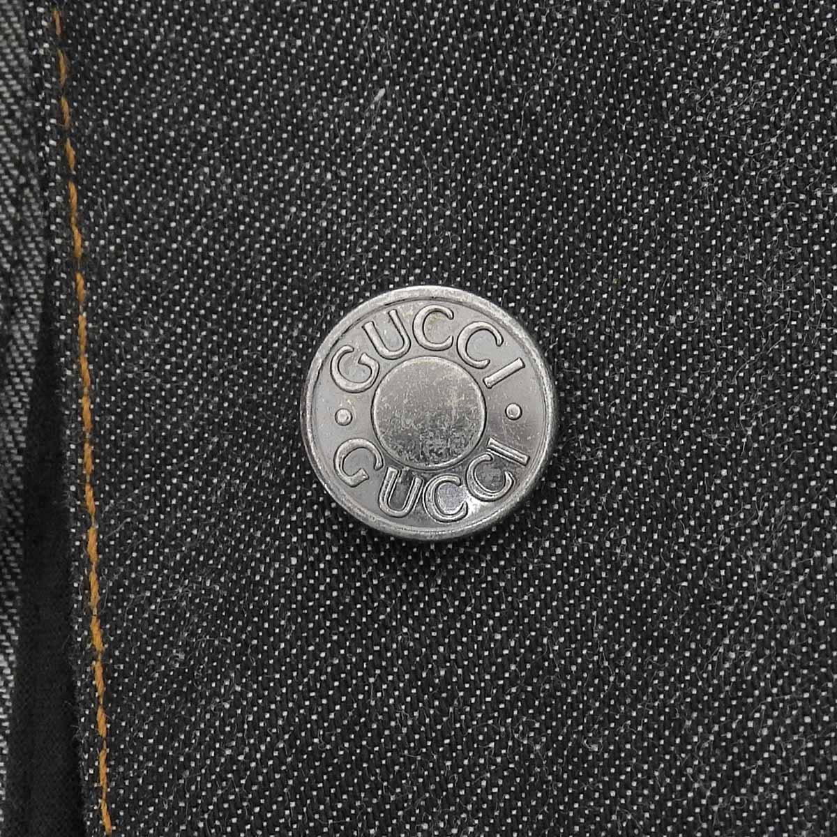 Logo Button Denim Jacket #38 Indigo