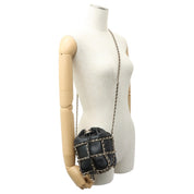 Circa 2020 Drawstring Chain Shoulder Bag Black