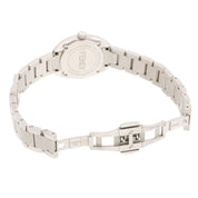 Round Logo Face Watch 21000S White Shell