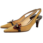 2004 Monogram Flower Pumps #37 Brown