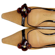 2004 Monogram Flower Pumps #37 Brown