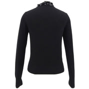 Polka Dot Ruffle Cardigan #36 Black