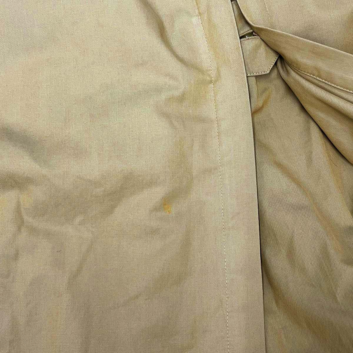 米色诺华格纹内衬风衣