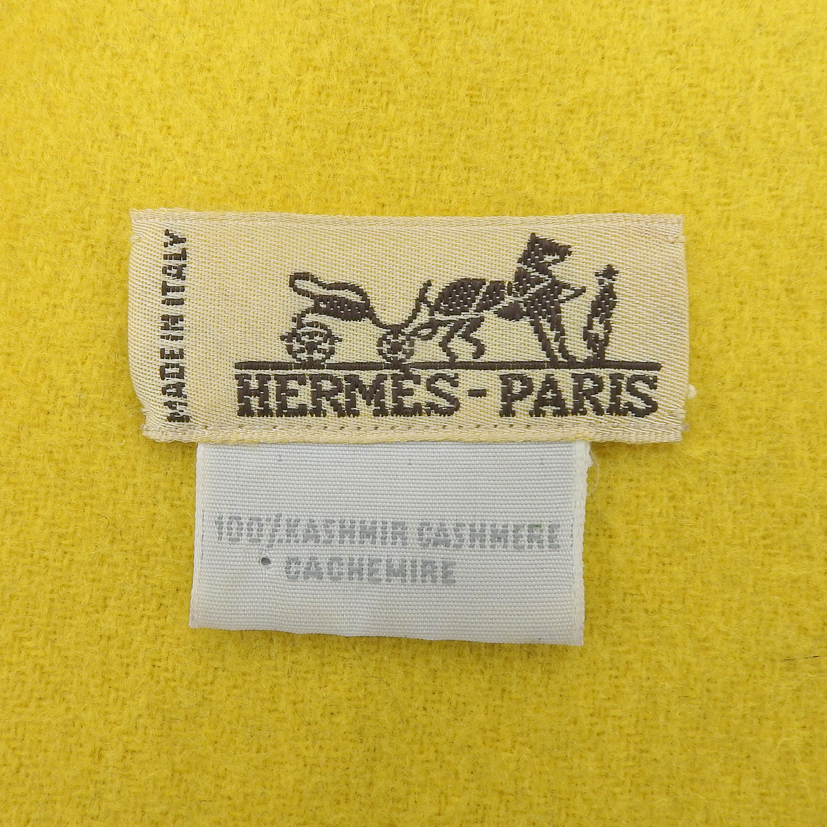 Wool Logo Scarf Blue/Yellow
