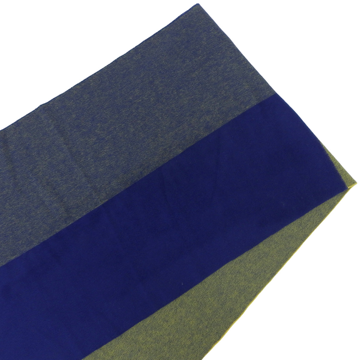 Wool Logo Scarf Blue/Yellow