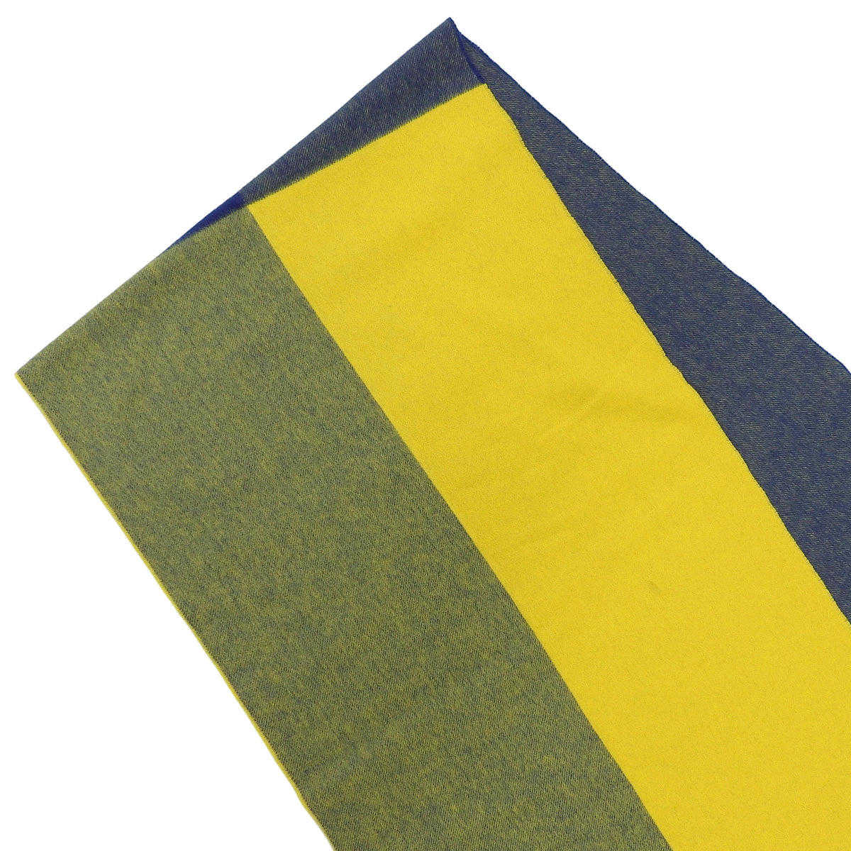Wool Logo Scarf Blue/Yellow