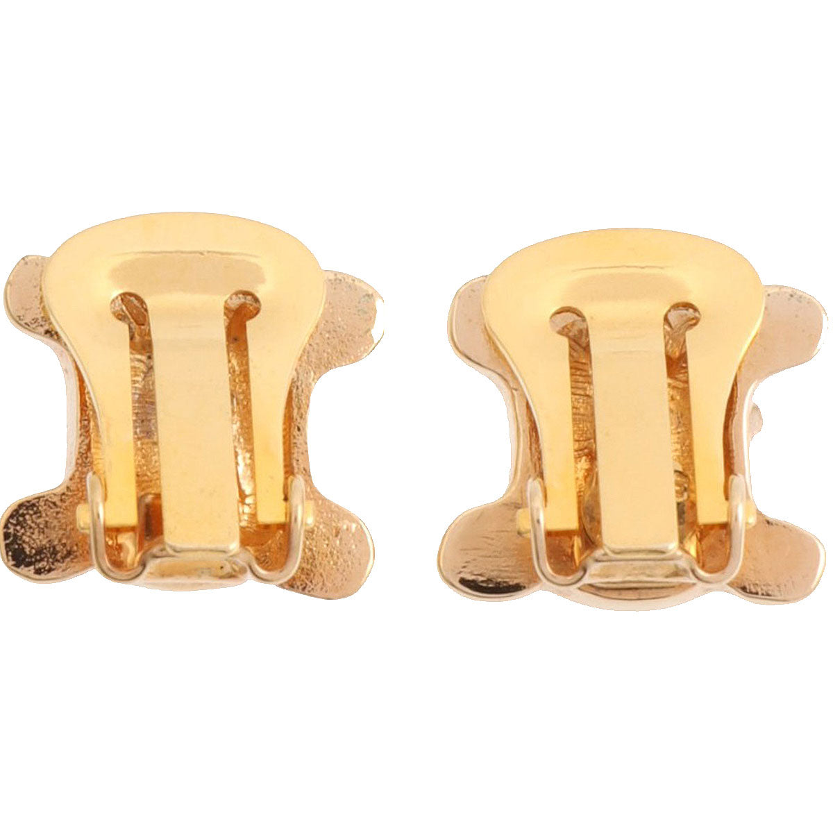 Rhinestone Triomphe Earrings Gold