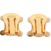 Rhinestone Triomphe Earrings Gold