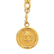 CC Mark Coin Motif Chain Belt Gold