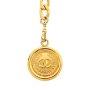 CC Mark Coin Motif Chain Belt Gold