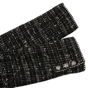 2005 Tweed C-Mark Emblem Patch Long Jacket #40 Black