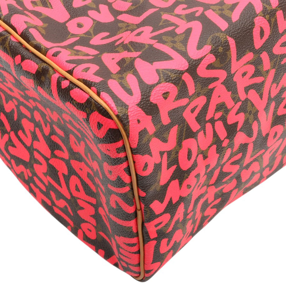 2009 Monogram Graffiti Speedy 30 Brown/Fuchsia