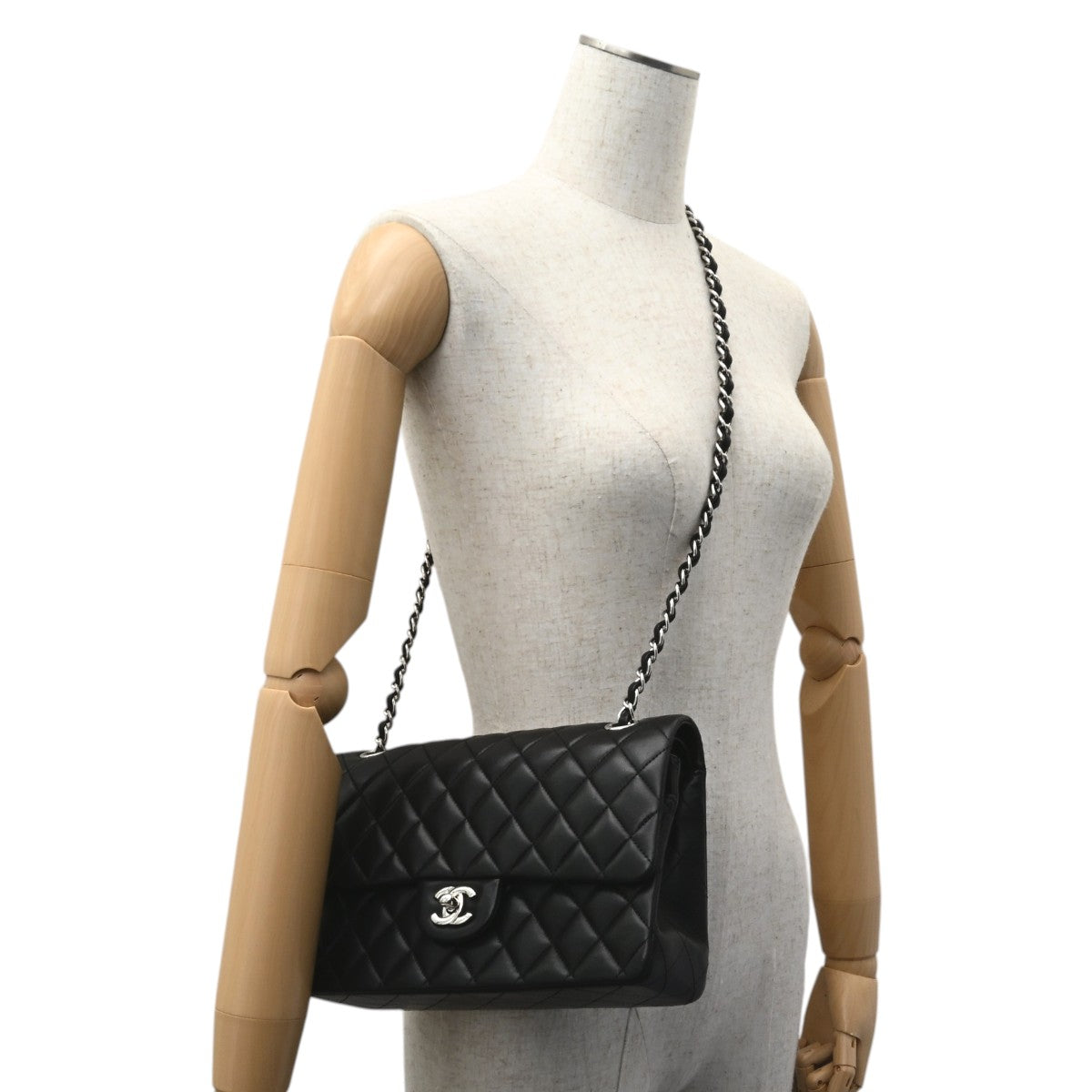 2014 Classic Flap Chain Bag 25cm Black
