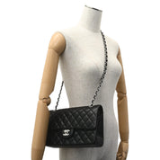2014 Classic Flap Chain Bag 25cm Black