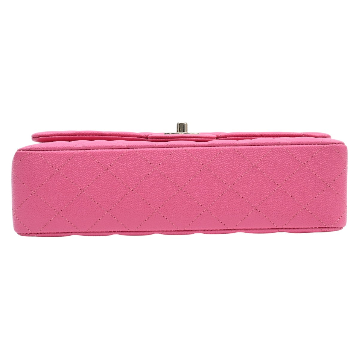 2019-ish Caviar Skin Classic Flap Chain Bag 25cm Pink
