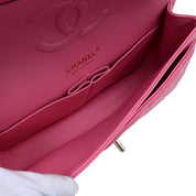 2019-ish Caviar Skin Classic Flap Chain Bag 25cm Pink