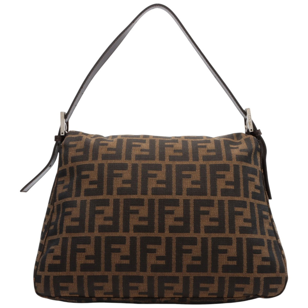 FF ZUCCA Pattern Mamma Bucket Bag Brown