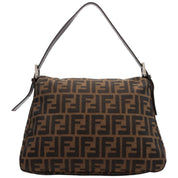 FF ZUCCA Pattern Mamma Bucket Bag Brown