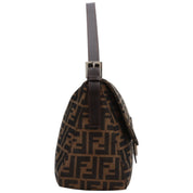 FF ZUCCA Pattern Mamma Bucket Bag Brown