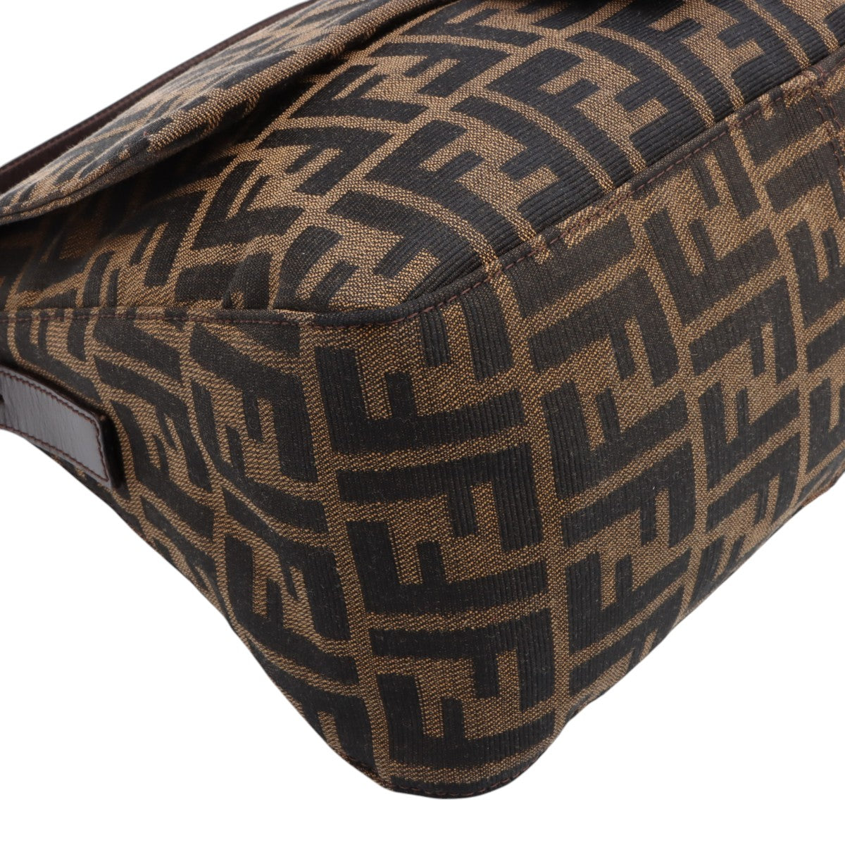 FF ZUCCA Pattern Mamma Bucket Bag Brown