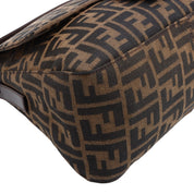 FF ZUCCA Pattern Mamma Bucket Bag Brown
