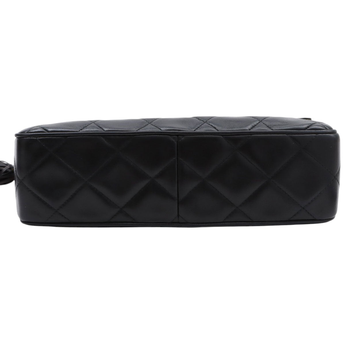 1995-era CC Mark Stitch Tassel Square Bag Black