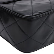 1995-era CC Mark Stitch Tassel Square Bag Black