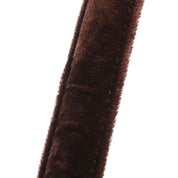 Circa 1998 Velour CC Mark Stitch Handbag Brown