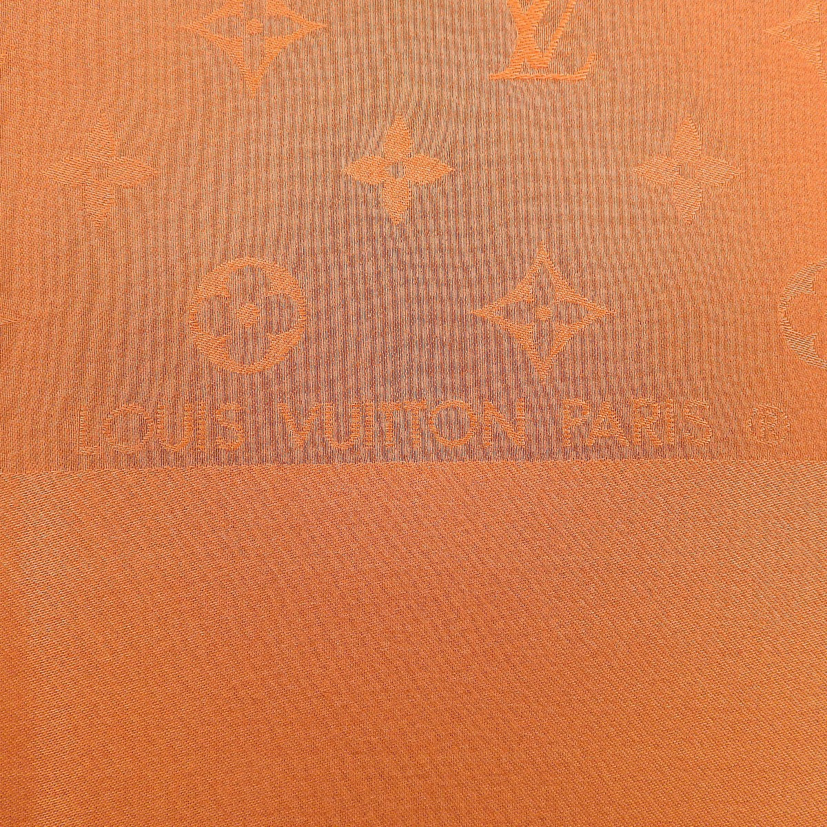 Monogram图案摩纳哥方巾 橙色