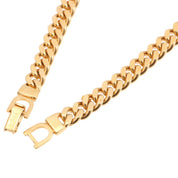 Logo Plate Bracelet Gold