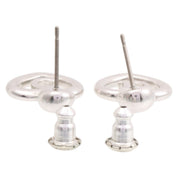 Heart Logo Swing Earrings Silver
