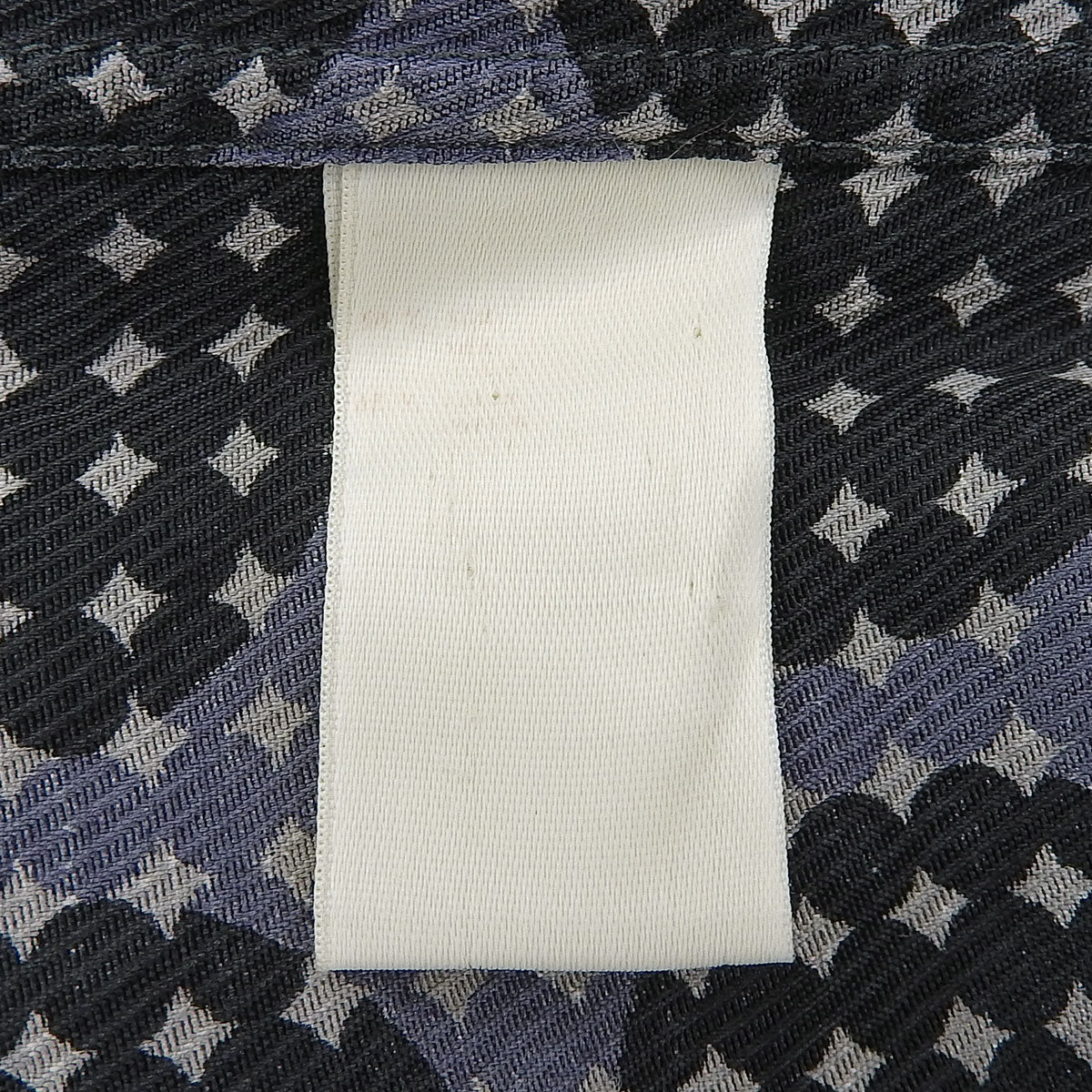 Geometric Pattern Long-Sleeve Shirt #42 Purple/Black
