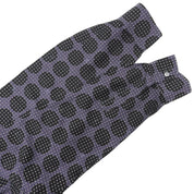 Geometric Pattern Long-Sleeve Shirt #42 Purple/Black