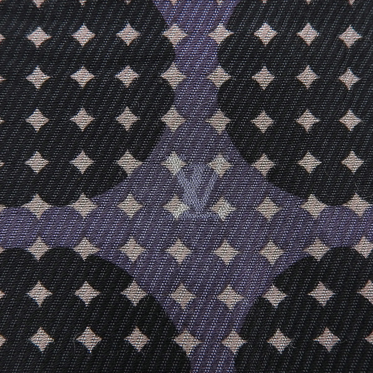 Geometric Pattern Long-Sleeve Shirt #42 Purple/Black