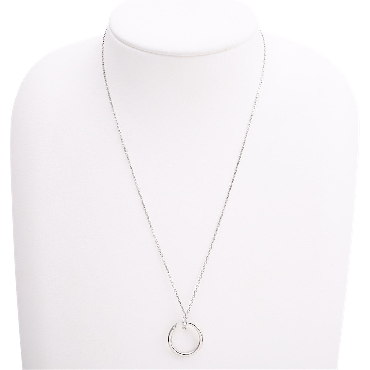 18K Juste un Clou necklace, white gold