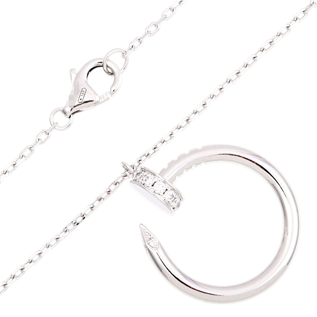 18K Juste un Clou necklace, white gold