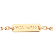 18K Vintage Alhambra 项链，黄K金