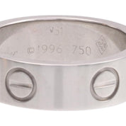 18K Love Ring #51 White Gold