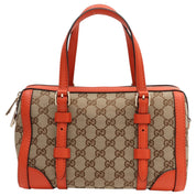 GG Canvas 2-Way Bag Beige/Orange