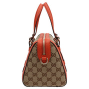 GG Canvas 2-Way Bag Beige/Orange