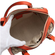 GG Canvas 2-Way Bag Beige/Orange